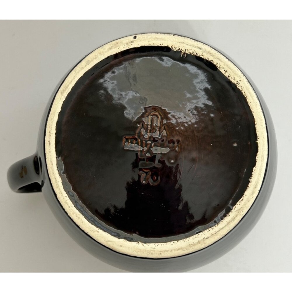 Pfaltzgraff Gourmet Brown Drip Glaze Discontinued Bean Pot NO LID USA Vintage - Picture 5 of 10